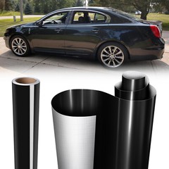 20FT*5FT Gloss Black Premium Vinyl Car Wrap Bubble Free Air Release 240″*60″
