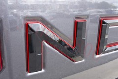 BLACK Red letters compatible with TOYOTA TUNDRA 2022 23 logo Tailgate