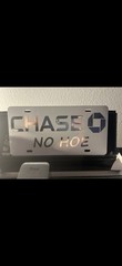 chase no hoe funny vinyl vehicle sticker, exterior/interior sticker