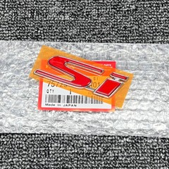 GENUINE FOR HONDA CIVIC 2017-2020 Silver RED ‘SI’ REAR BADGE EMBLEM