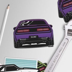 2008-2023 Dodge Challenger Front/Rear Decal/Sticker – Multiple Colors