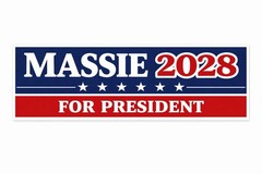 Massie For President Phone Sticker (2 inch wide) Expose Corruption America