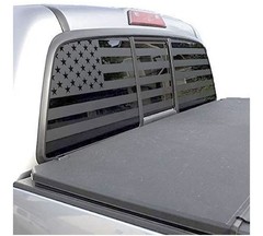 American Flag Window Decal for Pickup Trucks, SUVs. XPLORE OFF-ROAD