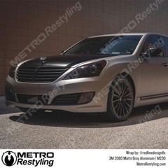 3M 2080 Matte Gray Aluminum Vinyl Vehicle Car Wrap Decal Film Sheet Roll | M230