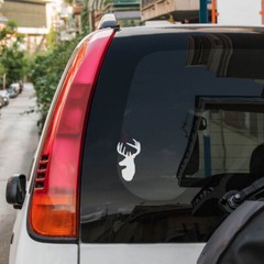 Deer|Animal|Vinyl Sticker| Decal for Window|Laptop|Car|& Any hard smooth surface
