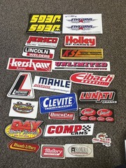 Lot of 22 PAIRS NASCAR Racing fender contingency decal/stickers NOS (2 Each) #14