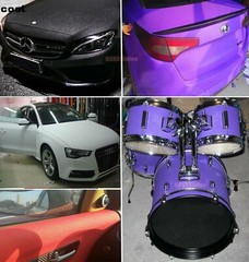 Air Free Car Matte Glitter Shining Diamond Sparkle Vinyl Wrap Strips Sticker AB