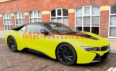 Matte Colors Lime Green Vinyl Wrap Auto Car Sticker Decal Film Sheet Air Release