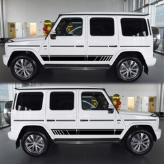2x Car Side Body Decal Sticker Graphics Vinyl Decor Waterproof For Pickup SUV