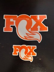 RACING Shocks STICKERS *Fox* Shocks Motocross 2PC SET OFFROAD Racing JDM