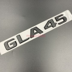 Matte black GLA45 AMG TURBO 4 MATIC Trunk Emblem Badge Sticker For Mercedes Benz