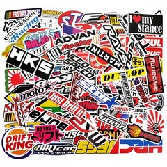 100Pcs Mixed Stickers Decals Motocross Motorcycle Car ATV Racing Bike Helmet Lot