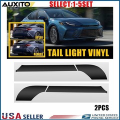 Black Smoke Tail Light Vinyl Overlay Kit Fits 2025-2026 Toyota Camry Sedan 2-10X