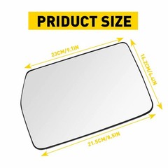1/2Set Driver Left Mirror Power Side Glass Fit 04-10 For Ford F150 F-150 Mark LT