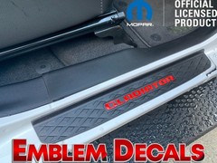 Jeep GLADIATOR JL Door Sill Plate Decals 2018 2019 2020 2021 2022 2023 24 25 26