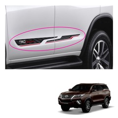 Car Styling Sticker Decal Black For Toyota Fortuner Suv 2015 2018