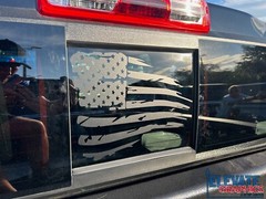 For 2005-2023 Toyota Tacoma Rear Window Flag Stickers 3M Decals Vinyl Graphics