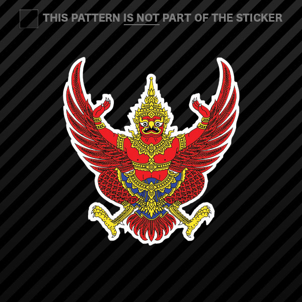 Thai Emblem Sticker Self Adhesive Vinyl Thailand flag THA TH