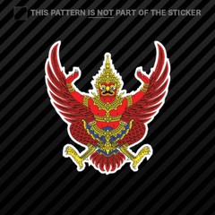 Thai Emblem Sticker Self Adhesive Vinyl Thailand flag THA TH