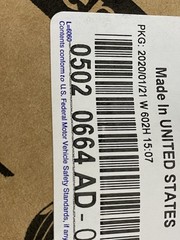 2008-20 CARAVAN CHRYSLER TOWN&COUNTRY FRONT RIGHT DOOR MOLDING OEM# 5020664AD