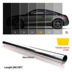 50CM*3M Window Tint Roll for Home,Office,Car,Truck,Auto VLT 5/15/20/35/50/70%