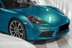 Premium Super Gloss Metallic Peacock Green Vinyl Car Wrap Sticker Decal Sheet
