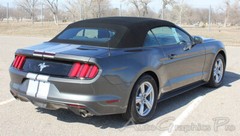 2015-2017 Ford Mustang SLIM RACING STRIPES 7 Inch Wide Hood 3M Pro Vinyl Decals
