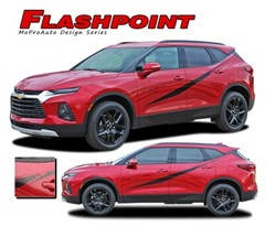 2019-2024 Chevy Blazer Door Graphics POINT Side Body Stripes Vinyl Decals 3M Kit