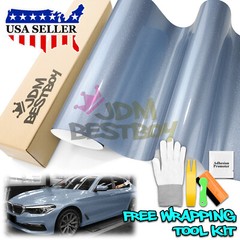 Gloss Diamond Glitter Frosted Blue Sparkle Metallic Vinyl Wrap Sticker Decal DIY