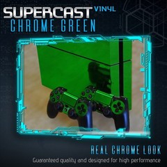 Supercast Flex Stretch Mirror Chrome Vinyl Wrap Sticker Roll Air Release – Green