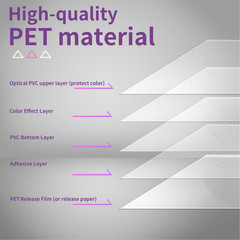 High Gloss Glossy Red Car Vinyl Wrap Sticker Decal Sheet Film DIY Air Release