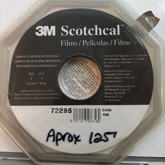 3M Scotchcal 72285 Light Gold Metallic Striping Tape 1/4 Inch x 125 Ft (aprox)