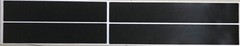Carbon Fiber Car Door Sill Scuff Cover Scratch Protector Vinyl Decal Sticker 4x