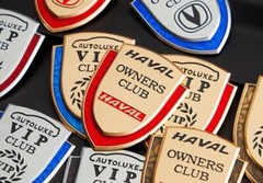 Metal 3D Car Rear Trunk Tailgate Emblem Decal VIP Club Sticker GLE GLS GLA CLA