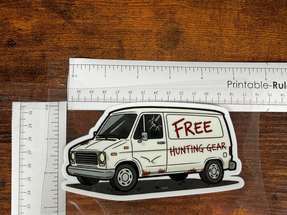 Van (Medium) decal sticker