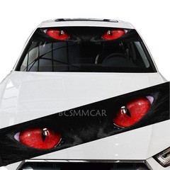 Cat Eye Sticker Car Front Windshield Banner Vinyl Decal Waterproof Accessory