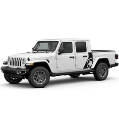 Side door fender star graphics stickers decal compatible with Jeep Gladiator