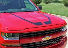 2014-2018 Chevy Silverado Flow Stripe Decals Stripes Kit 3M