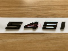Gloss Black 3D ABS Letters Trunk 545i Emblem Rear Badge for BMW 2017-2022 545i