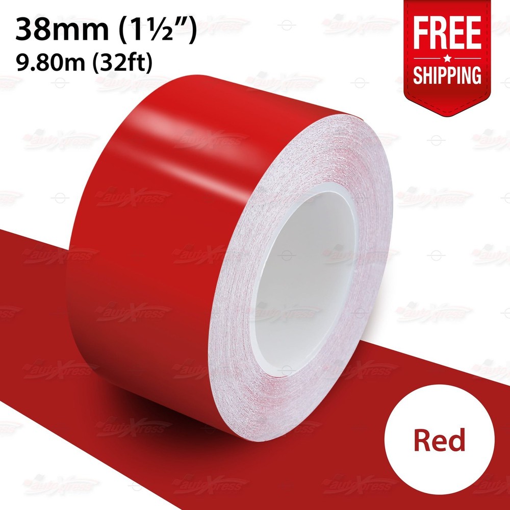 1.5″ 38mm Roll PIN STRIPE Car Striping Trim Body Line TAPE Decal Vinyl Stickers