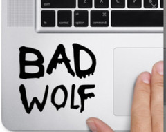 Bad Wolf Doctor Who inspired Decal Vinyl Car Window Sticker ANY SIZE