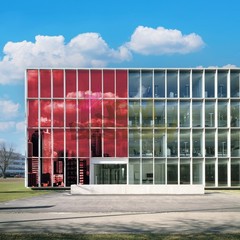 Red Chrome Window Tint One Way Mirror Film UV Heat Reflective Home Office DIY