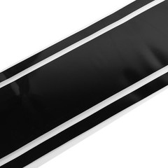 Single 11.81″x70.87″ Hood Stripe Pattern Sticker Auto Exterior Decal Universal