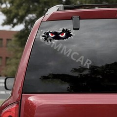 Car Bumper Dents Stickers Peeking Monster Graphic Vinyl Decals Decor Waterproof