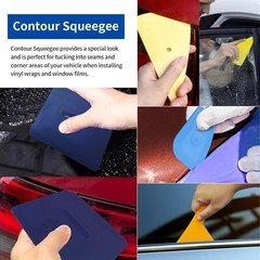 Professional 27-Piece Vehicle Wrap Tool Kit – Durable Vinyl Squeegees Included