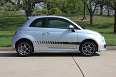 2011-2020 Side Door Lower ROCKER PANEL Decal Stripes Vinyl Graphics for Fiat 500