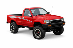 VINTAGE STYLE 1990 TOYOTA P/U SINGLE CAB RETRO VINYL DECALS/ GRAPHICS/ STICKERS