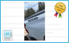 Silverado TRAIL BOSS decals bed fender stickers graphic matte flat black SG1A0