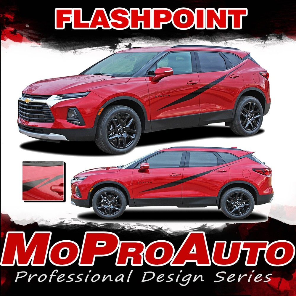 2019-2026 Chevy Blazer Door Stripes Side Body Graphics Vinyl Decals 3M Kit