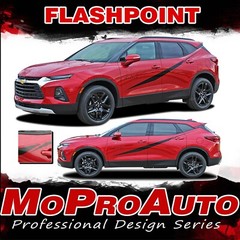 2019-2026 Chevy Blazer Door Stripes Side Body Graphics Vinyl Decals 3M Kit